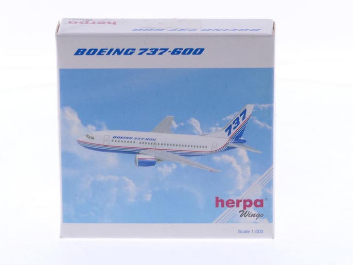 Schaal 1:500 Herpa 511056 Boeing Company Boeing 737-600 R..., Hobby en Vrije tijd, Modelbouw | Vliegtuigen en Helikopters, Zo goed als nieuw