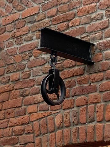Zwarte hijshaak 180mm, Verzenden, Nieuw