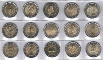 Portugal. 2 Euro 2007/2026 (15 moedas) (Zonder minimumprijs)