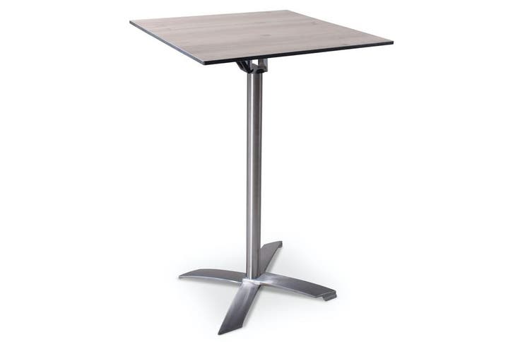 Statafel Helsinki | 70x70cm | opklapbaar, Tuin en Terras, Tuintafels, Nieuw, Kunststof, Vierkant, Ophalen of Verzenden