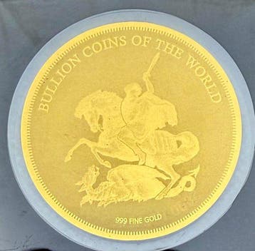 Tsjaad. 5000 Francs 2020 Sovereign, 1/200 Oz, Oro (.999), Postzegels en Munten