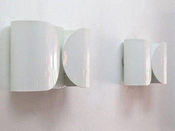 Flos - Tobia Scarpa - Lamp (2) - Wit geverfd metaal