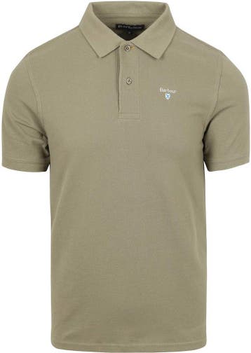 Barbour Pique Polo Dusty Groen maat S Heren, Barbour, Verzenden, Nieuw, Groen