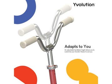 Yvolution Step - Kinderstep - Verstelbaar stuur - Rood, Verzenden, Nieuw