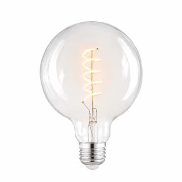 LED lamp E27 | 4 watt dimbaar | 2400K extra warm wit | Globe, Verzenden, Nieuw, E27 (groot), Overige typen