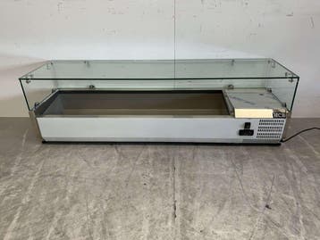 HCB RVS Opzetvitrine Opzet koelvitrine saladiere 5 x 1/3 en, Zakelijke goederen, Ophalen of Verzenden, Nieuw in verpakking