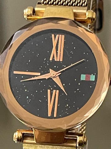 Magneetband dames horloge, Ophalen of Verzenden, Zo goed als nieuw, Polshorloge