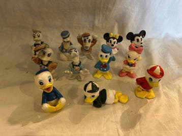 12 Disney beelden - Donald, Mickey, mini, katrien, kwik,, Verzamelen, Nieuw