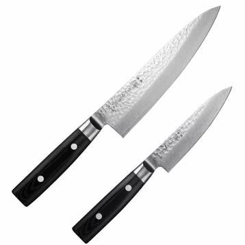 Yaxell Zen Messenset – 2-delig – Koksmes 20 cm en Univer, Ophalen of Verzenden, Nieuw, Overige materialen