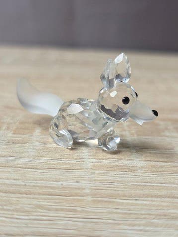 Swarovski - Beeldje - Fox mini running - 014956 - Kristal