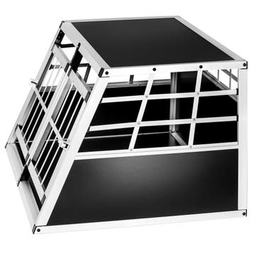 Hondentransportbench dubbel met een rechte achterwand, Dieren en Toebehoren, Hondenhokken, Verzenden, Nieuw