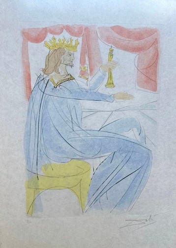 Salvador Dali (1904-1989) - König Saul (Le Roi Saül)