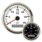 CN toerenteller met bedrijfsurenteller 3000 rpm met Chromen, Ophalen of Verzenden, Nieuw