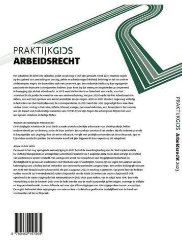 Praktijkgids Arbeidsrecht / 2023 9789462157965 E. Aerts, Boeken, Verzenden, Zo goed als nieuw, E. Aerts
