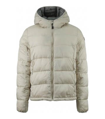 Napapijri Winterjas in maat L Beige, Napapijri, Verzenden, Zo goed als nieuw, Beige
