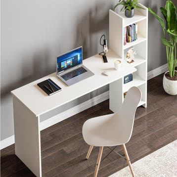 Bureau Chagtuniejle met geïntegreerd opbergrek 150x45x120 cm, Huis en Inrichting, Verzenden, Nieuw