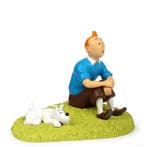 Kuifje Beeld Zittend in het Gras 18 cm, Verzamelen, Stripfiguren, Ophalen of Verzenden, Nieuw