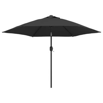 vidaXL Parasol met metalen paal 300 cm antraciet, Verzenden, Nieuw, 2 tot 3 meter