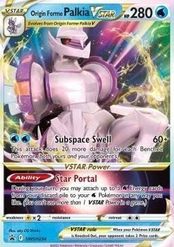 Origin Forme Palkia Vstar swsh254 Sword&Shield Promos, Hobby en Vrije tijd, Verzamelkaartspellen | Pokémon, Ophalen of Verzenden
