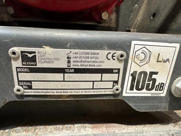 Belle FC 3612 E trilplaatverdichter 81 kg, bouwjaar 2019, Ophalen of Verzenden, Gebruikt