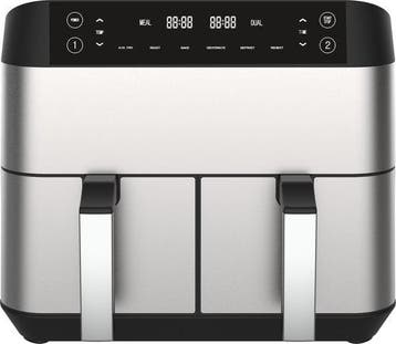 2dekans | Niceey Dubbele Airfryer XXL - Twee Kookvakken -, Ophalen of Verzenden