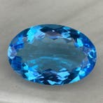 Zonder minimumprijs Blauw Topaas - 31.86 ct - nternational, Nieuw