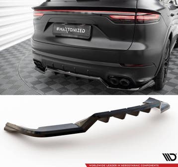 Rear Splitter voor Porsche Cayenne Coupe / SUV Sport Design, Ophalen of Verzenden