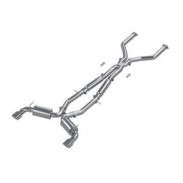 MBRP 17+ Infiniti Q60 3.0L RWD/AWD 3in Cat-Back Dual Split, Ophalen of Verzenden, Nieuw