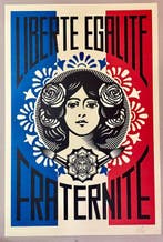 Shepard Fairey (OBEY) - Liberté, Egalité, Fraternité
