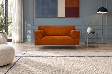 NIEUW Design on Stock Bloq Loveseat + GARANTIE | NP €3.699, Design Bank Bankstel Zetel 3-Zits Design on Stock, 75 tot 100 cm, Ophalen of Verzenden