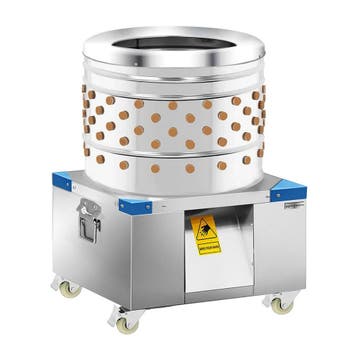 GGM Gastro | Pluimveeplukmachine - 233 plukvingers - Trommel, Verzenden, Nieuw in verpakking