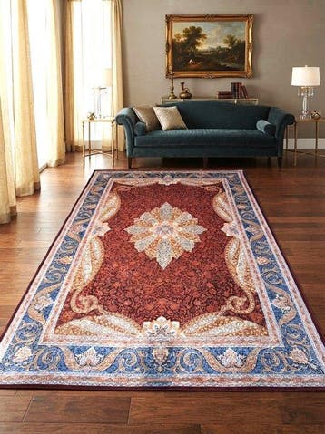 Luxueus Zijden Tabriz Tapijt - Bordeauxrood - Hoogste, Nieuw