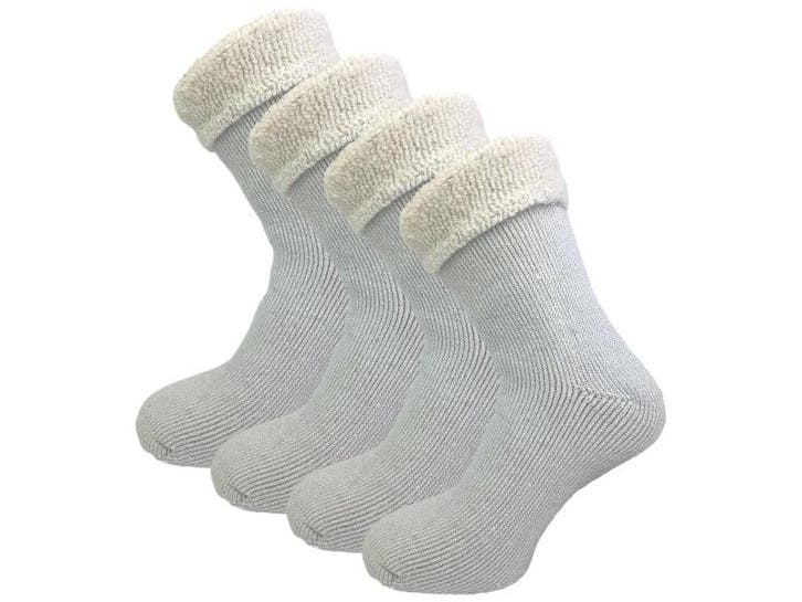 4 paar Merinowollen Huissokken - Blauw, Kleding | Heren, Sokken en Kousen, Verzenden