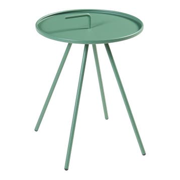 Tuintafel Fosen rond 55xØ42 cm groen [en.casa], Verzenden, Nieuw