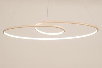 Rietveld Hanglampen - Beige - Kunststof, Metaal, Huis en Inrichting, Lampen | Hanglampen, Verzenden, Nieuw