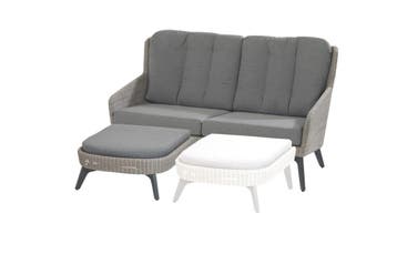 4 Seasons Outdoor Luxor 2,5-zits loungebank met 1 of 2, Ophalen of Verzenden, Nieuw