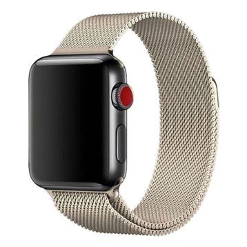 Apple Watch bandje Fiore - milanese - champagne - champagne, Verzenden, Nieuw