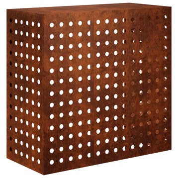 vidaXL Airconditioner hoes Roestkleurig 110 x 50 x 105 cm, Verzenden, Nieuw