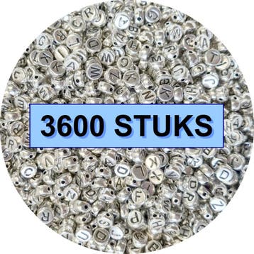 Fako Bijoux - Letterkralen Rond Bulk - Letter Beads -, Verzenden, Nieuw