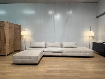 NIEUW Minotti Lawrence Hoekbank Op Maat + GARANTIE, Hoekbank, Ophalen of Verzenden, Vierpersoons of meer, Design Bank Bankstel Zetel Hoekbank Minotti