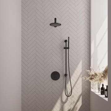 Brauer Black Carving Thermostatische Regendoucheset Inbouw -, Ophalen of Verzenden, Nieuw