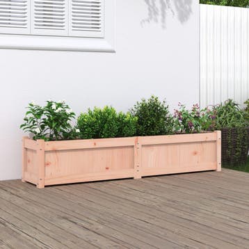 vidaXL Plantenbak 150x31x31 cm massief douglashout, Verzenden, Nieuw, Minder dan 60 cm, 30 tot 60 cm