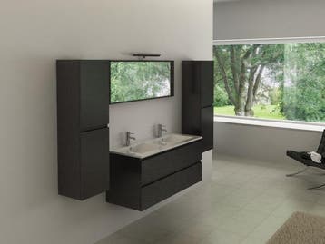 Veiling - badkamermeubel incl. spiegel/kranen 120x45,5cm, Huis en Inrichting, Nieuw