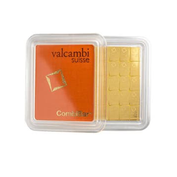 50x 1 gram gouden CombiBar, Verzenden