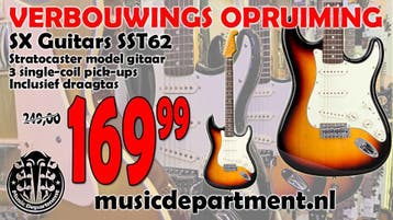 SX SST62 VWH Stratocaster Model | VERBOUWINGSOPRUIMING, Ophalen of Verzenden, Nieuw, Solid body