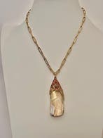 Swarovski - Metaal, gouden - Ketting met hanger - XL gouden