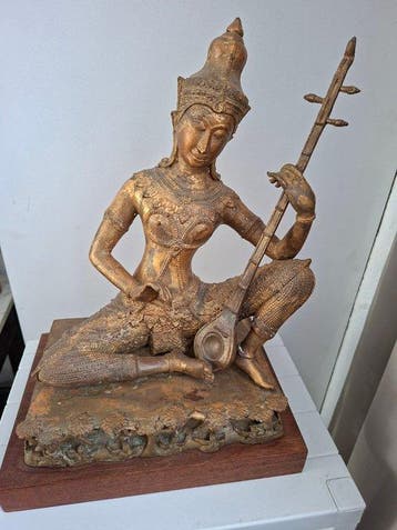 Thaise muzikant - Beeld - Thailand (Zonder minimumprijs)