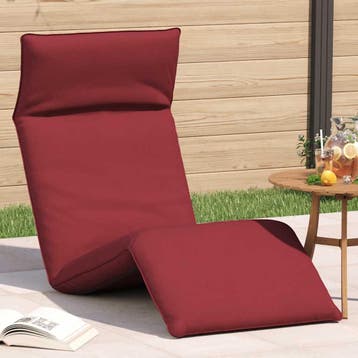 vidaXL Ligstoel inklapbaar 175x54x8,5 cm oxford stof, Verzenden, Nieuw