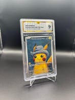 Pokémon - 1 Graded card Pikachu Grey Felt Head Hat 085 Promo, Nieuw