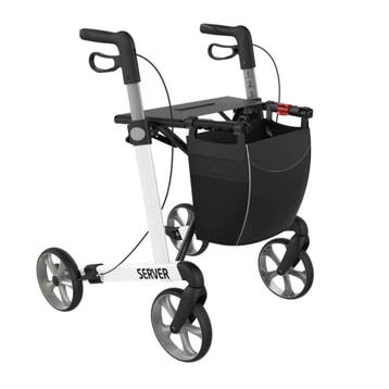 Rehasense Server Rollator – Inclusief Zachte Banden & Rugban, Ophalen of Verzenden, Nieuw